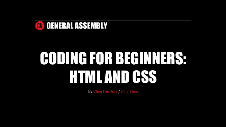 coding for beginners html and css