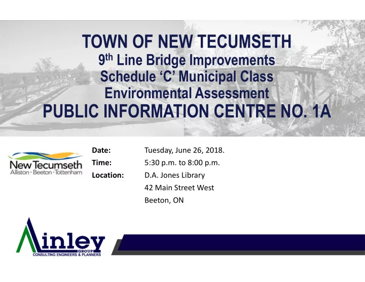 town of new tecumseth