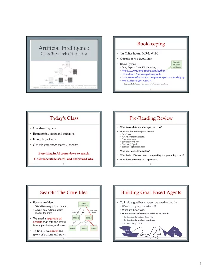 sliding tile puzzles representing actions