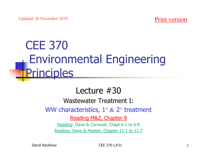 cee 370 environmental engineering principles