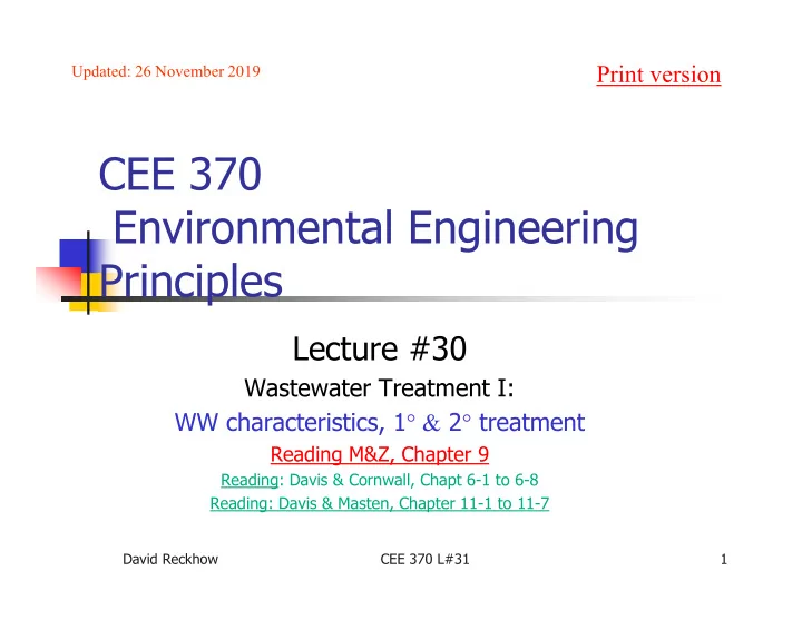 cee 370 environmental engineering principles