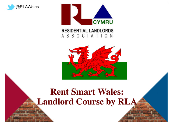rent smart wales landlord course by rla