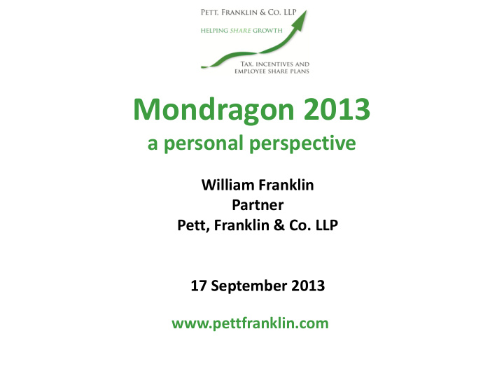 mondragon 2013