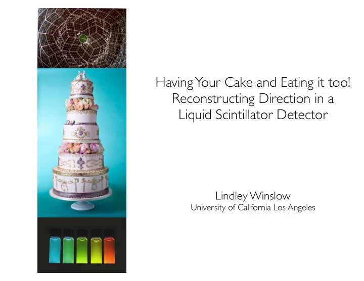 having your cake and eating it too reconstructing