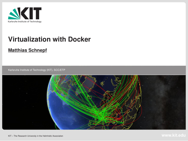 virtualization with docker