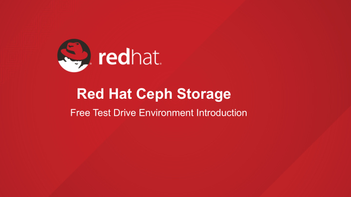 red hat ceph storage