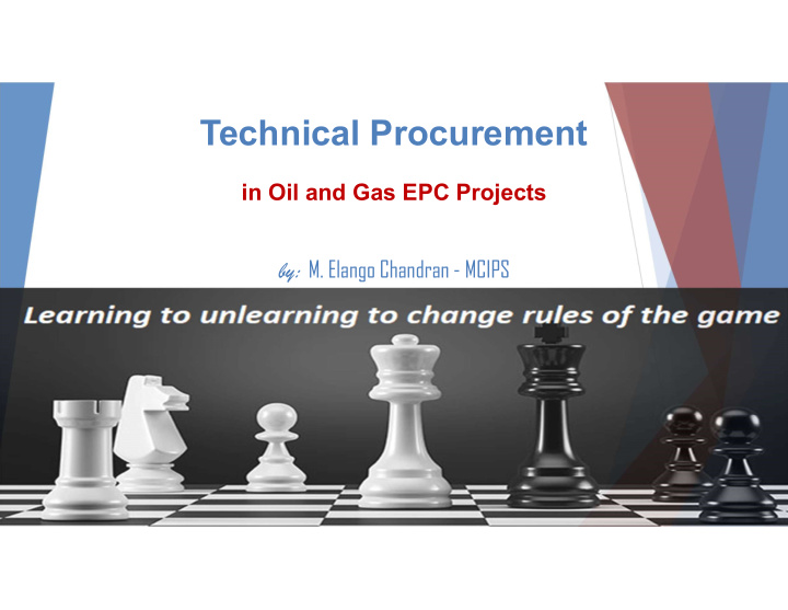 technical procurement