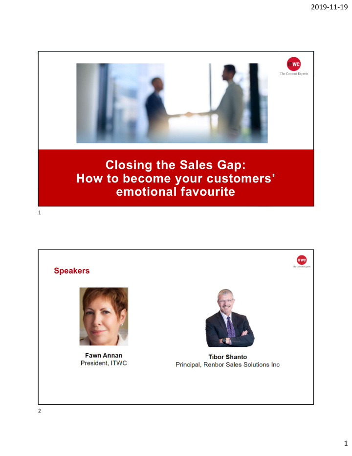 closing the sales gap how to become your customers
