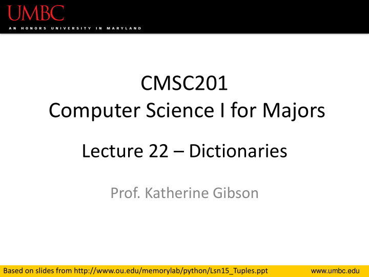 cmsc201 computer science i for majors