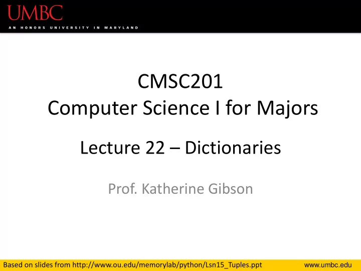cmsc201 computer science i for majors