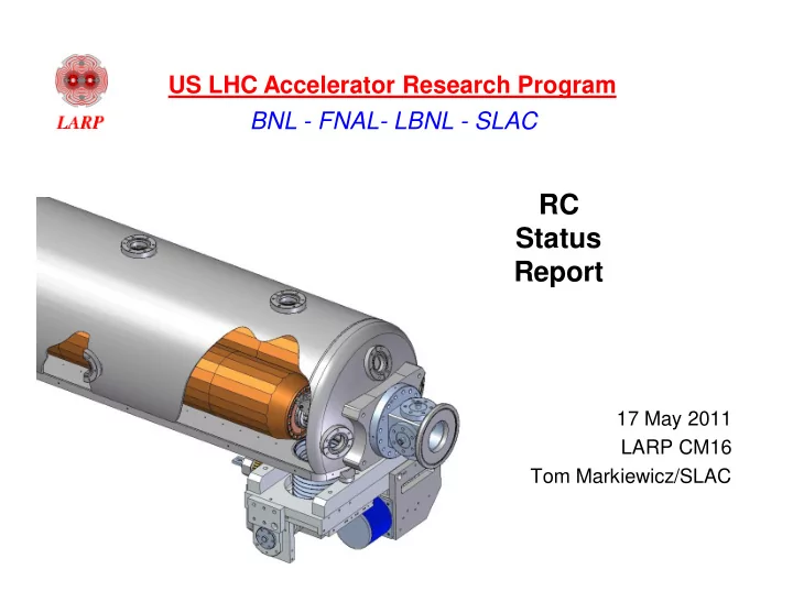 rc status report