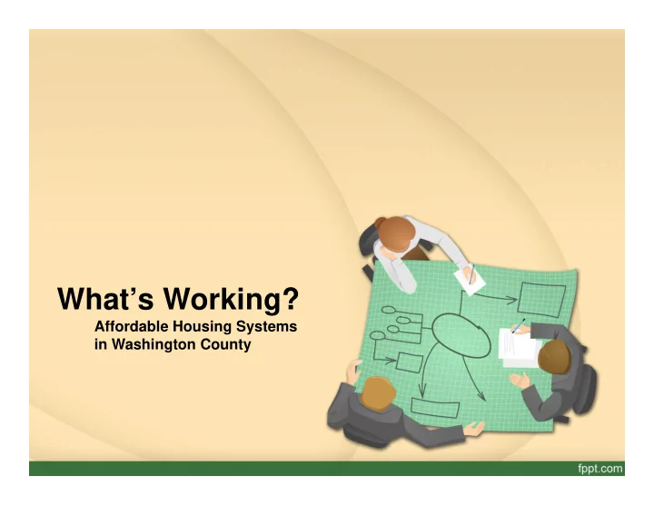 what s working