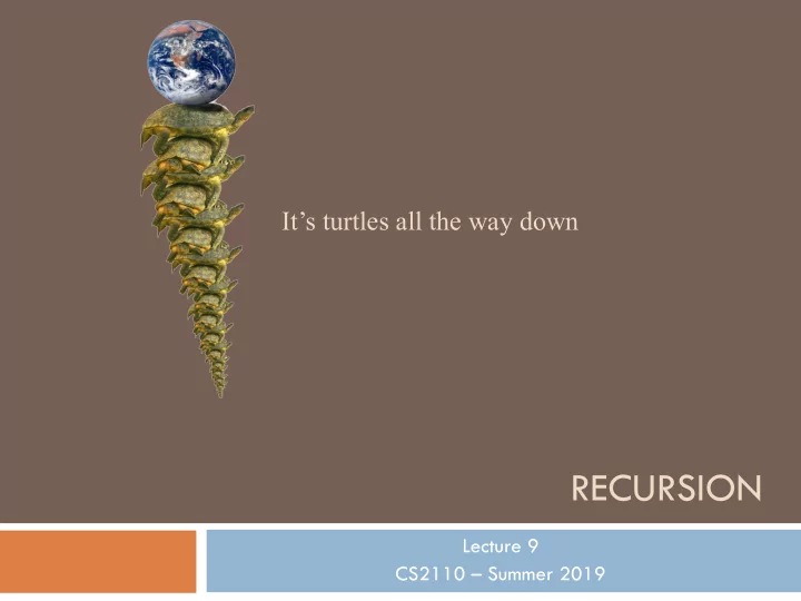 recursion