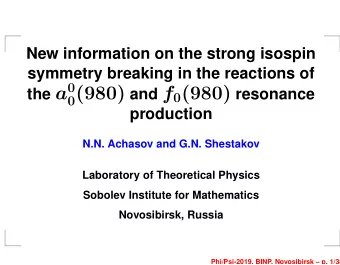 2( M K 0  M K + ) /M K 0  0 . 13 in the module of the amplitude, but not  ( M K 0