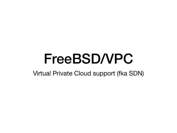 freebsd vpc