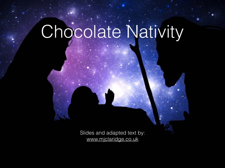 chocolate nativity