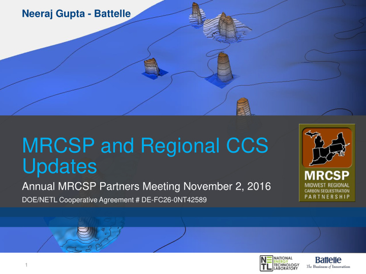 mrcsp and regional ccs updates
