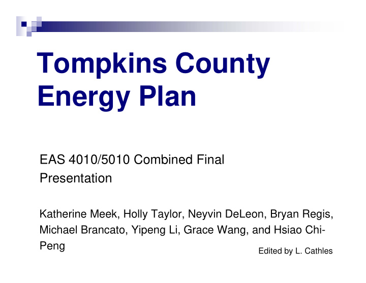 tompkins county e energy plan pl