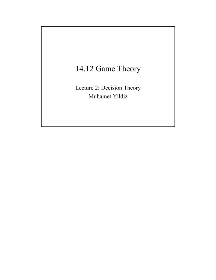 14 12 game theory