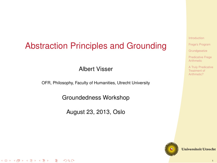 abstraction principles and grounding