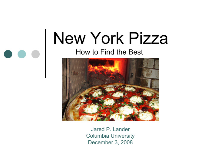 new york pizza