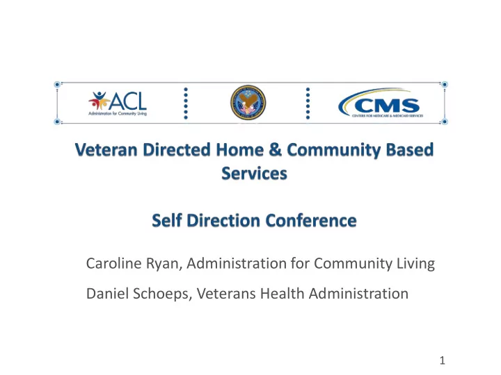 caroline ryan administration for community living daniel