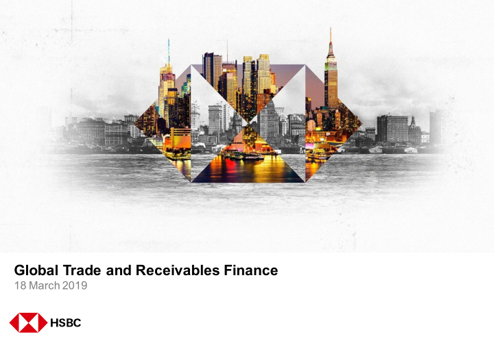global trade and receivables finance