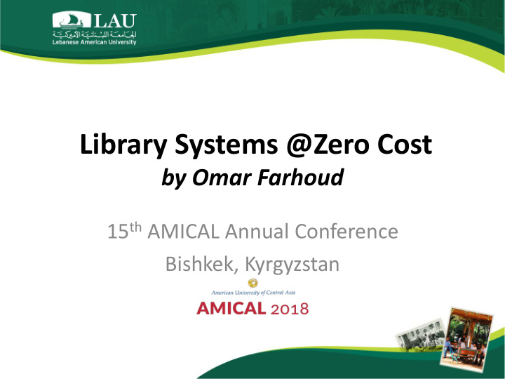 library systems zero cost
