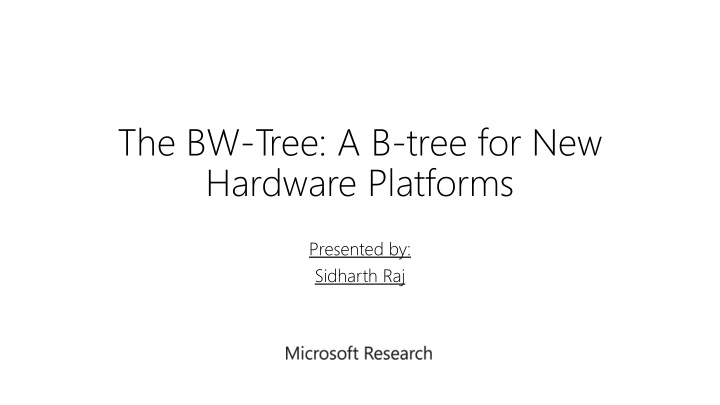 hardware platforms