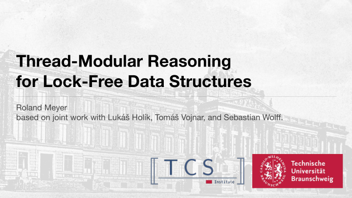 thread modular reasoning for lock free data structures