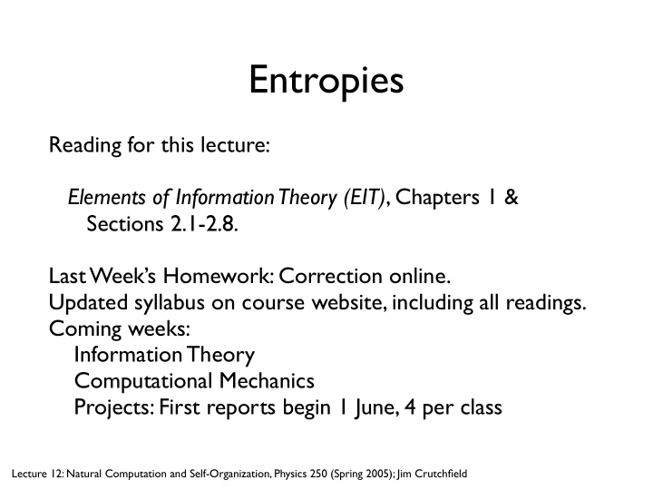 entropies