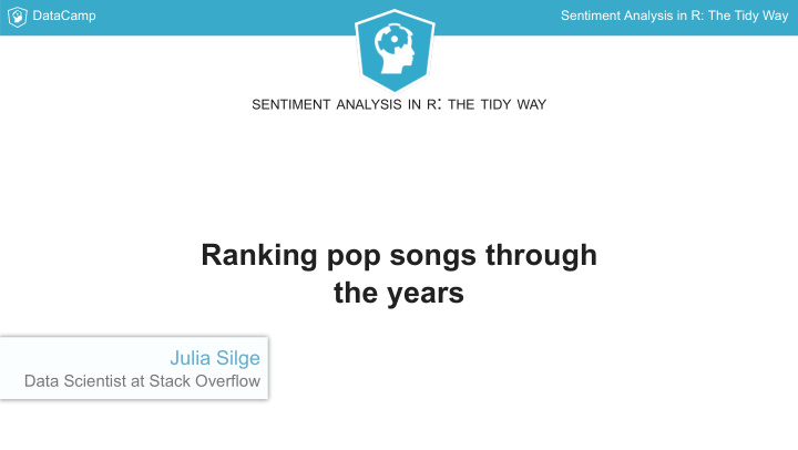 ranking pop songs through the years