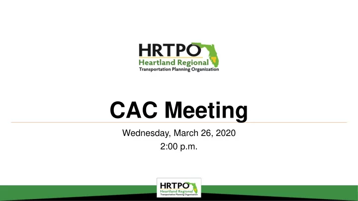cac meeting