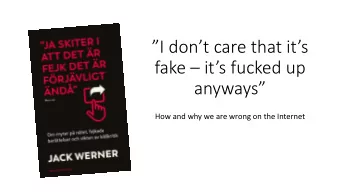 fake  its fucked up anyways   How and why we are wrong on the Internet  Food historian