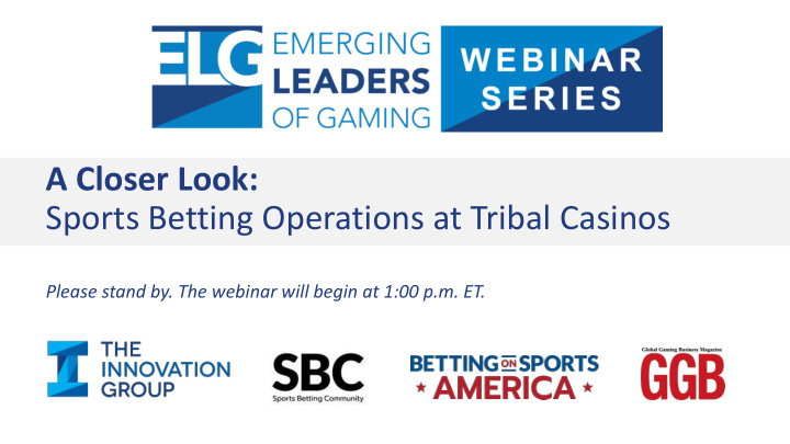 a closer look sports betting operations at tribal casinos