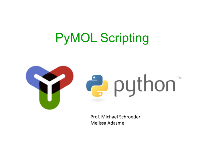 pymol scripting