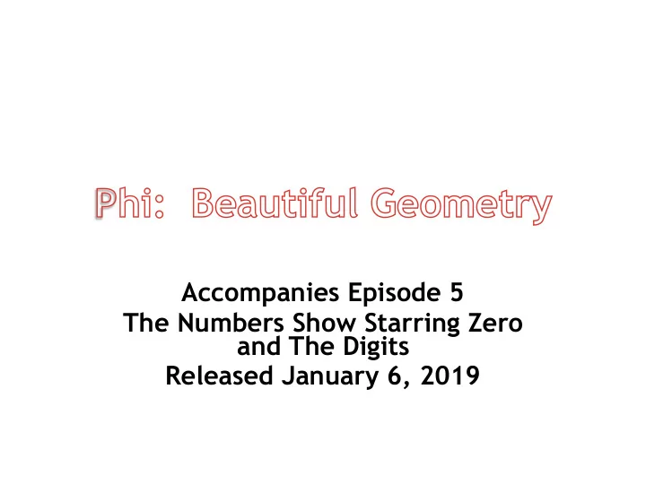phi beautiful geometry