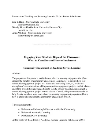 Engaging Your Students Beyond the Classroom: What to Consider and How to Implement