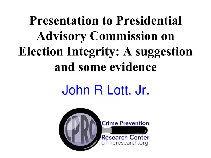 advisory commission on