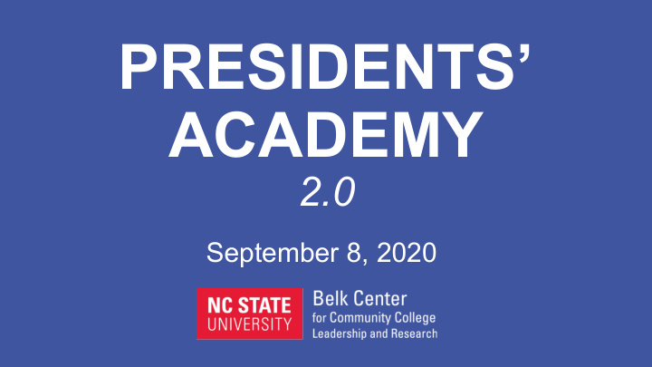 presidents academy