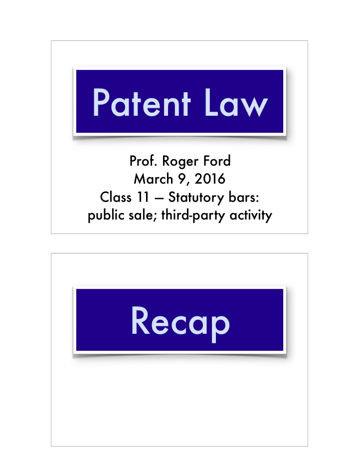 patent law