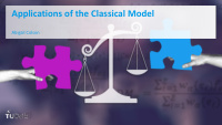 applications of the classical model