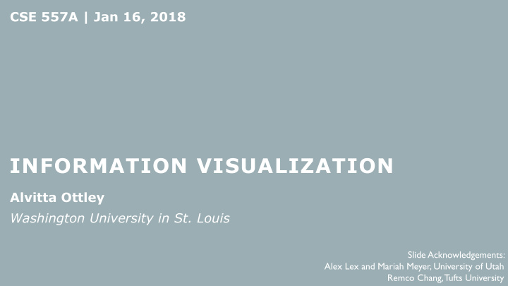 information visualization