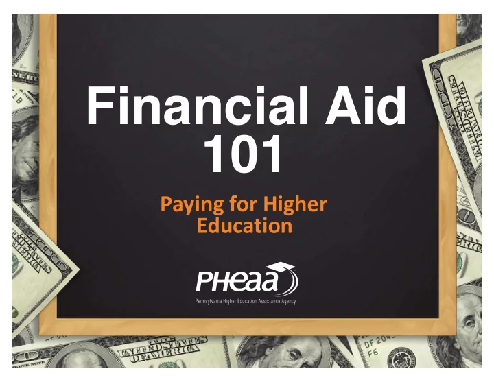 financial aid 101