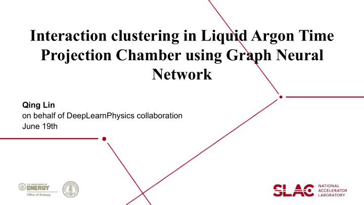 interaction clustering in liquid argon time projection