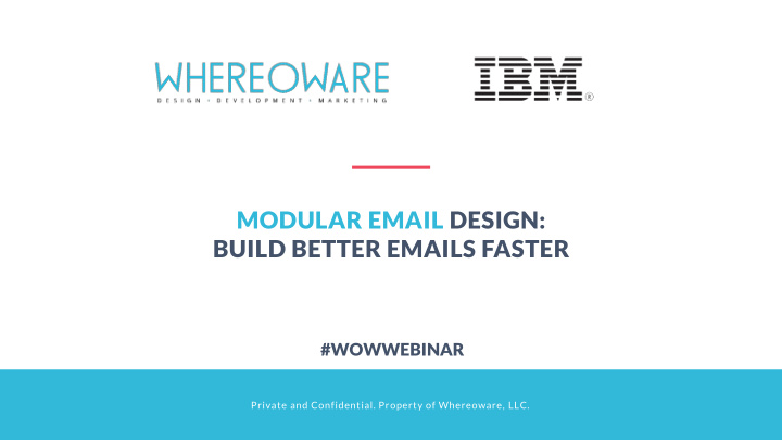 modular email design build better emails faster