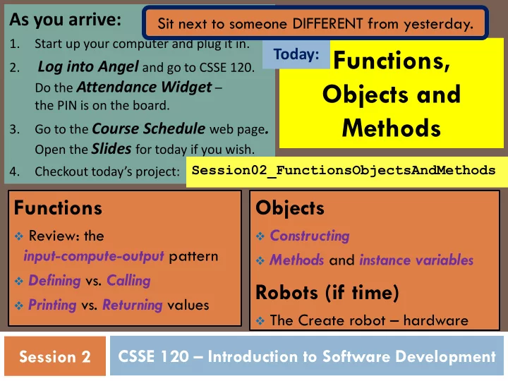 functions