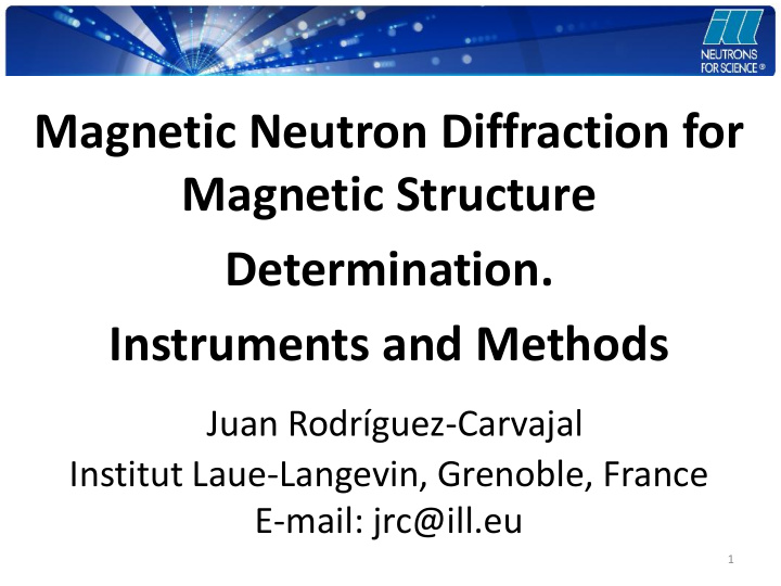 magnetic neutron diffraction for