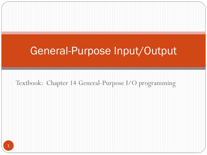 general purpose input output
