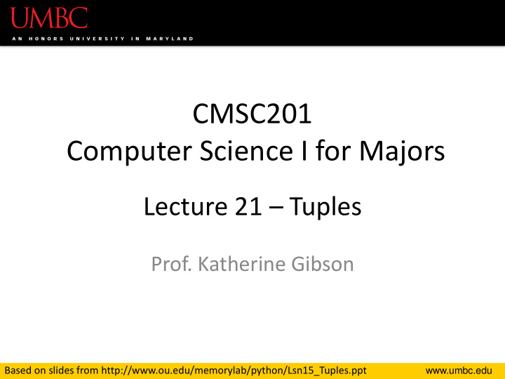 cmsc201 computer science i for majors